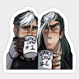 Space Dads Sticker